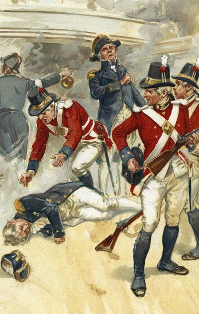 ネルソン提督、トラファルガーの戦いで致命傷 作： Gordon Frederick Browne