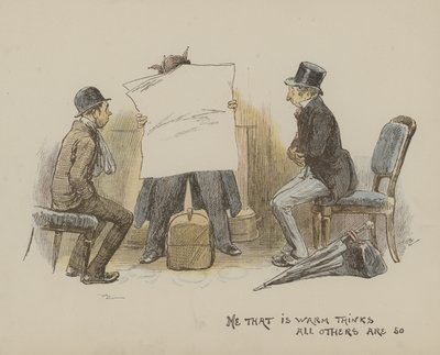 暖かい人は他の人もそうだと思っている 作： Gordon Frederick Browne