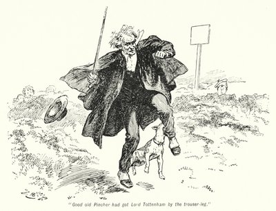 E・ネスビット著「The Story of the Treasure Seekers」のイラスト（リトグラフ）。 作： Gordon Frederick Browne