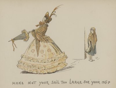 あなたの帆をあなたの船には大きすぎないようにしてください 作： Gordon Frederick Browne