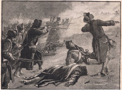 モンゴメリーの低い町への攻撃、ケベック州西暦1775年 作： Gordon Frederick Browne