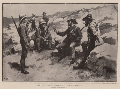 日曜日の休戦、マフェキングの包囲 作： Gordon Frederick Browne