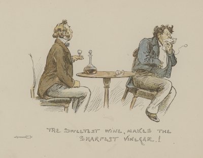 最も甘いワインは最もシャープな酢を作ります 作： Gordon Frederick Browne