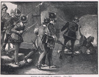 デズモンド伯爵の殺害1575 作： Gordon Frederick Browne