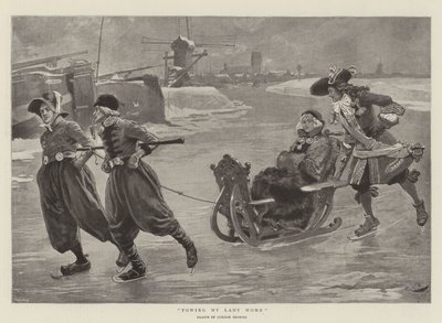 私の女性の家をけん引 作： Gordon Frederick Browne