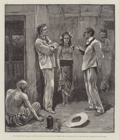 Uma、または教会のビーチ、ロバート・ルイス・スティーブンソン 作： Gordon Frederick Browne