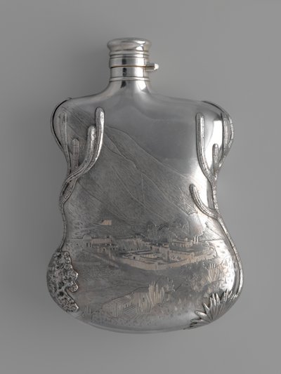 フラスコ、1888年頃（シルバー） 作： Gorham Manufacturing Company Gorham Manufacturing Company