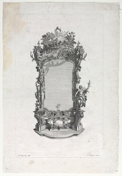 木彫師の祭壇のモデル 作： Gottfried Bernhard Götz