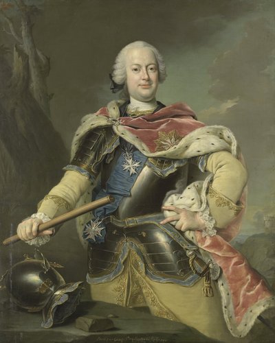 フリードリヒ クリスチャン (1722-63)、ザクセン選帝侯、ポーランド王の肖像 作： Gottfried Boy