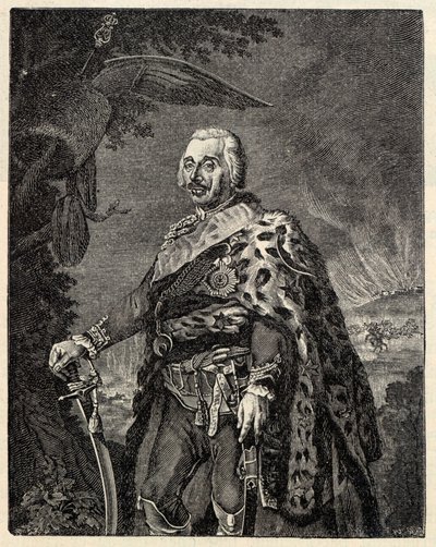 ハンス・ヨアヒム・フォン・ジーテン将軍 1699年～1786年 作： Gottfried Daniel Berger