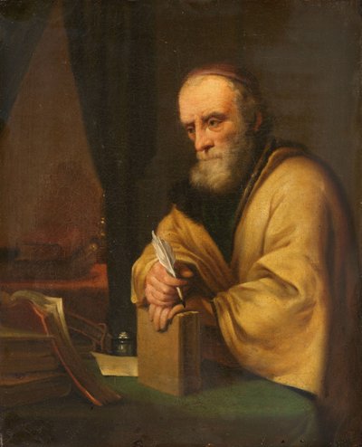古い学者 作： Gottfried Kneller (copy after)