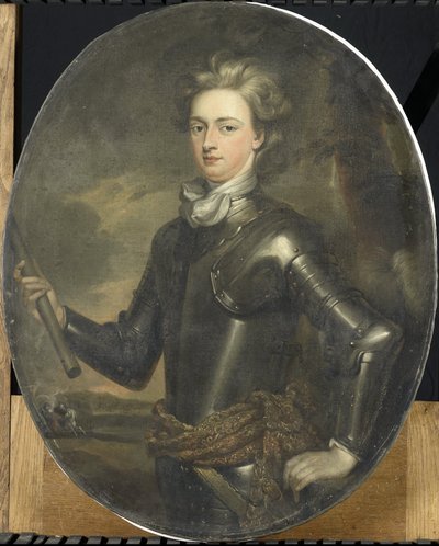 初代アルベマール伯爵の肖像 作： Gottfried Kneller (copy after)