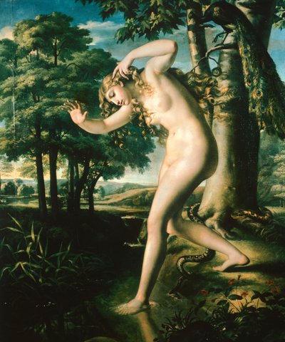 Eva por Christian Gottlieb Schick (1776-1812) 作： Gottlieb Schick