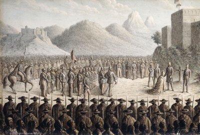 マクシミリアン皇帝の死刑、1867年 作： Gottlob Jungman