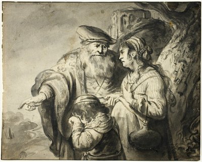 ハガルの追放 作： Govaert Flinck