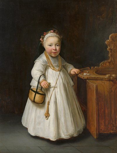 ハイチェアの少女1640 作： Govaert Flinck