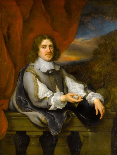 紳士の肖像（ヤンファンヘレモント？）、1646年 作： Govaert Flinck