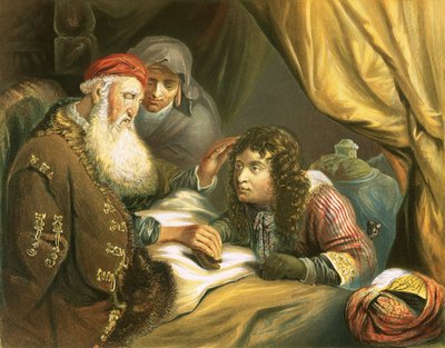 ヤコブの声、エサウの手 作： Govaert Flinck