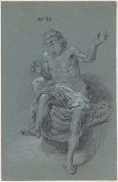 座る老人 作： Govert Flinck (attributed to)