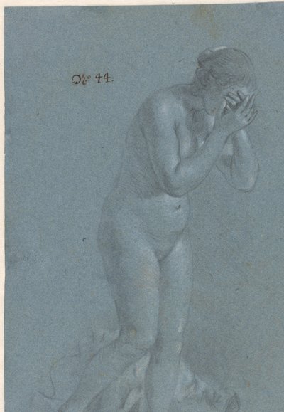 目を閉じて立っている女性 作： Govert Flinck (attributed to)