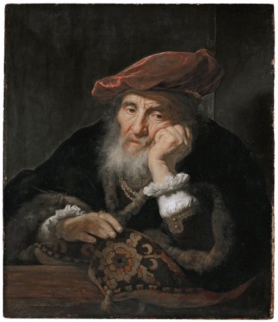 窓口の老人 作： Govert Flinck