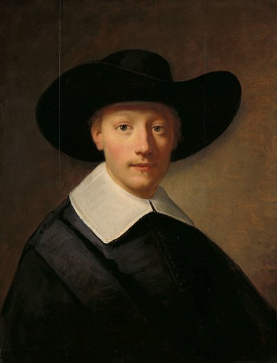 伝統的に御前百天として知られる男の肖像（1611/12-1677） 作： Govert Flinck