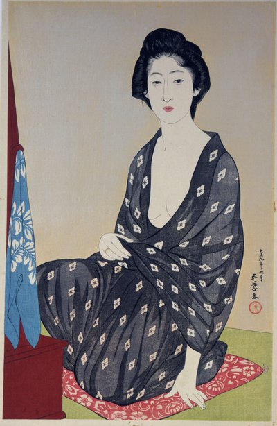 夏衣の女 作： 橋口五葉