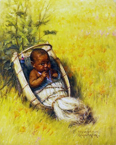 Kawasi Indian Baby、1904 作： Grace Carpenter Hudson