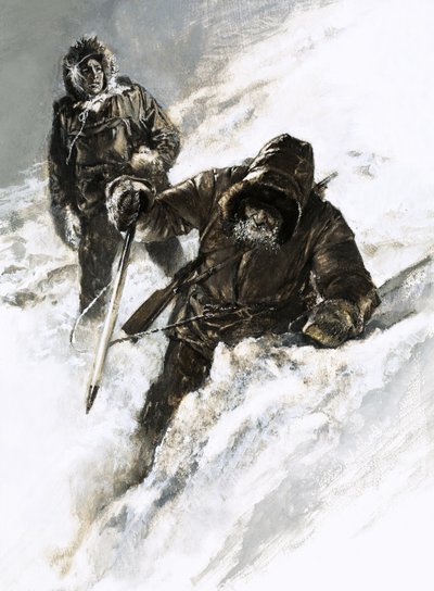 アイザック・ストリンガー博士とC.F.ジョンソンはユーコンを横断した 作： グラハム・コトン