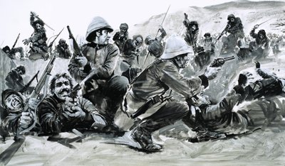 アフガニスタン軍は英国を打ち負かすチャンスをつかんだ。 作： グラハム・コトン