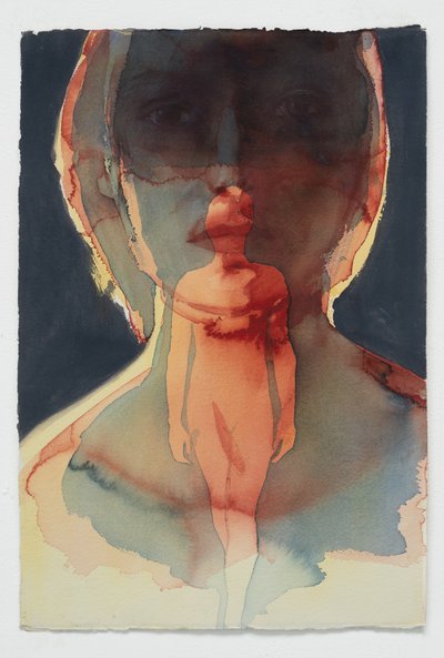 エマージェンス、2015年（水彩、アーチ材） 作： Graham Dean