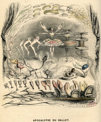 アンリ・フルニエによる小説『Un Autre Monde』の挿絵 作： Grandville (1803 47)