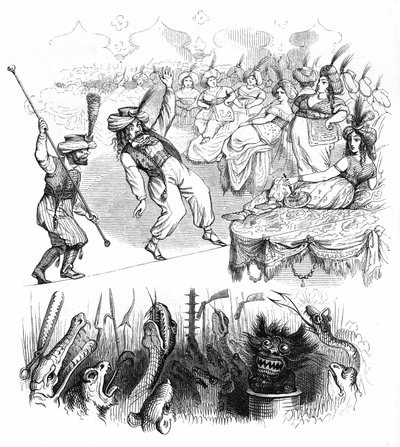 アンリ・フルニエによる小説『Un Autre Monde』の挿絵 作： Grandville (1803 47)