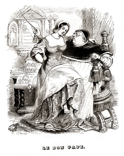 良きローマ法王時間 作： Grandville (1803 47)
