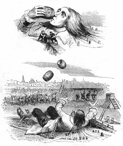 ジョナサン・スウィフト著『ガリバー旅行記』の挿絵 作： Grandville (1803 47)