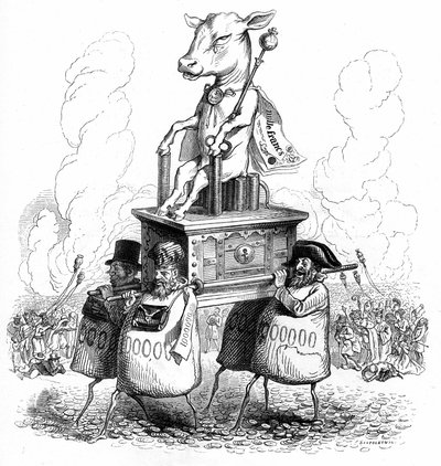 アンリ・フルニエによる小説『Un Autre Monde』の挿絵 作： Grandville (1803 47)