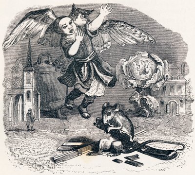 不実な預金者 - La Fontaineの寓話 作： Grandville