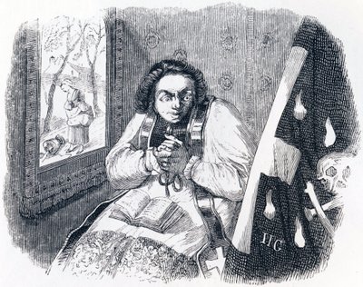治療と死 - La Fontaineの寓話 作： Grandville