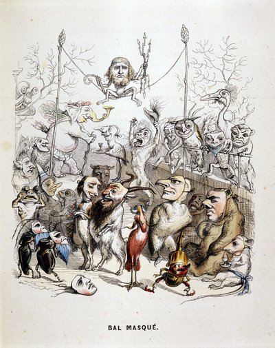 動物の仮面舞踏会 - by Grandville 作： Grandville