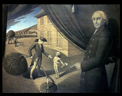 パーソンウィームの寓話 作： Grant Wood
