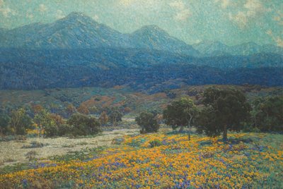 カリフォルニアポピーフィールド、c.1926 作： Granville Redmond