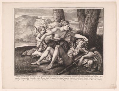 アルミダのリナルド 作： Gérard Audran (attributed to)