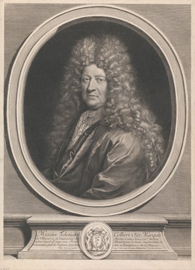 Édouard Colbert, Marquês de Villacerf 作： Gérard Edelinck