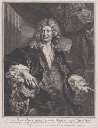 マーティン・ヴァンデン・ボガート、通称デジャルダン、1698年。 作： Gérard Edelinck