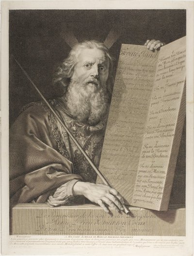 モーセ 作： Gérard Edelinck