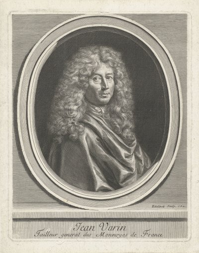 ジャン・ヴァランの肖像 作： Gérard Edelinck