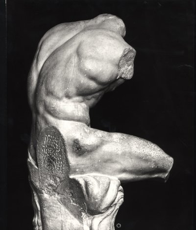 ベルヴェデーレのトルソー（大理石）（モノクロ写真 作： Greco Roman Greco Roman