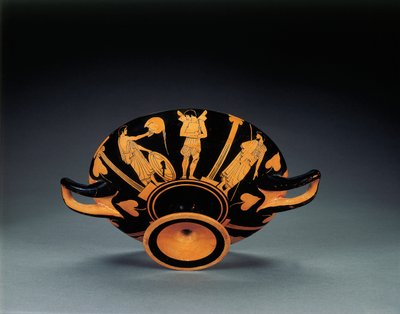 屋根裏の赤像式キュリクス、紀元前470年頃 作： Greek