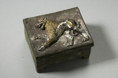ボックス、ヘレニスティック（パーセルゴールドシルバー）（蓋については270390を参照） 作： Greek