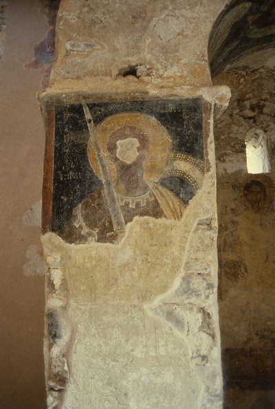 パナイア教会の改造されたフレスコ画 作： Greek